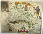 Карта Америка - Вирджиния 1624 г.