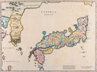 Карта Японии 1655 г.