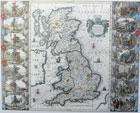 Карта Британии 1676 г.