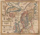 Карта Севера-Западной Европы 1544 г.