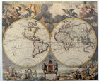 Карта Мира 1680 г.